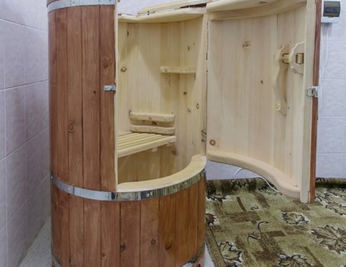 Сауна-мини кедровая бочка - Санаторий «Журавушка»